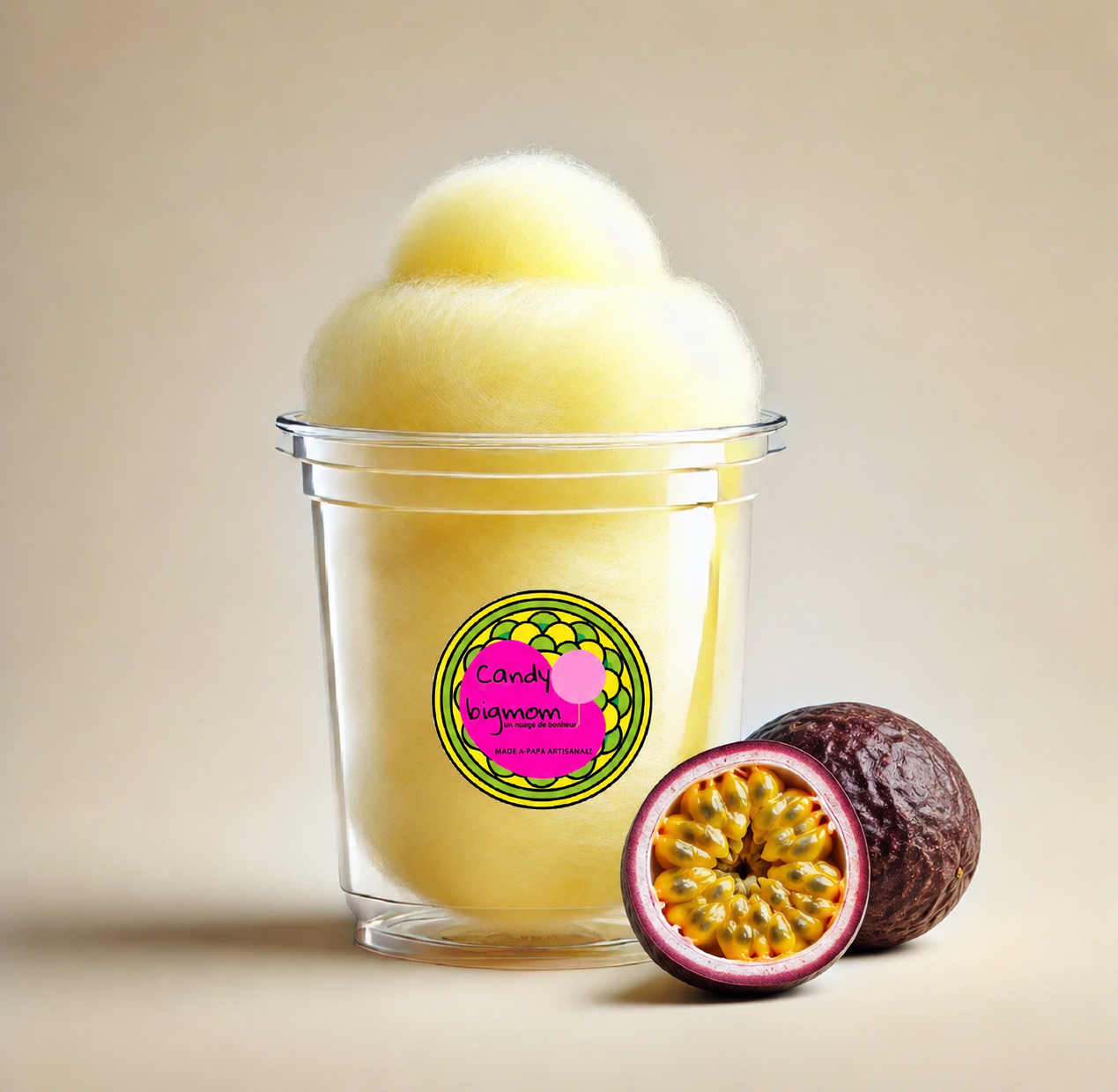 Grossiste Barbe a papa en Pots: Goût Fraise,Banane,Myrtille,Fruits rouge,pistache